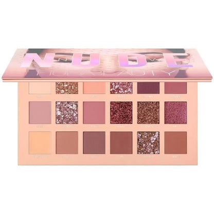 NEW NUDE Huda Beauty 18 Colors Eyeshadow Palette - Lotshop.pk