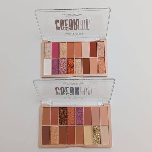 NEW NUDE Huda Beauty Colorful Eyeshadow Palette – 18 Shades of Matte & Shimmer Magic | LOTSHOP.PK - Lotshop.pk
