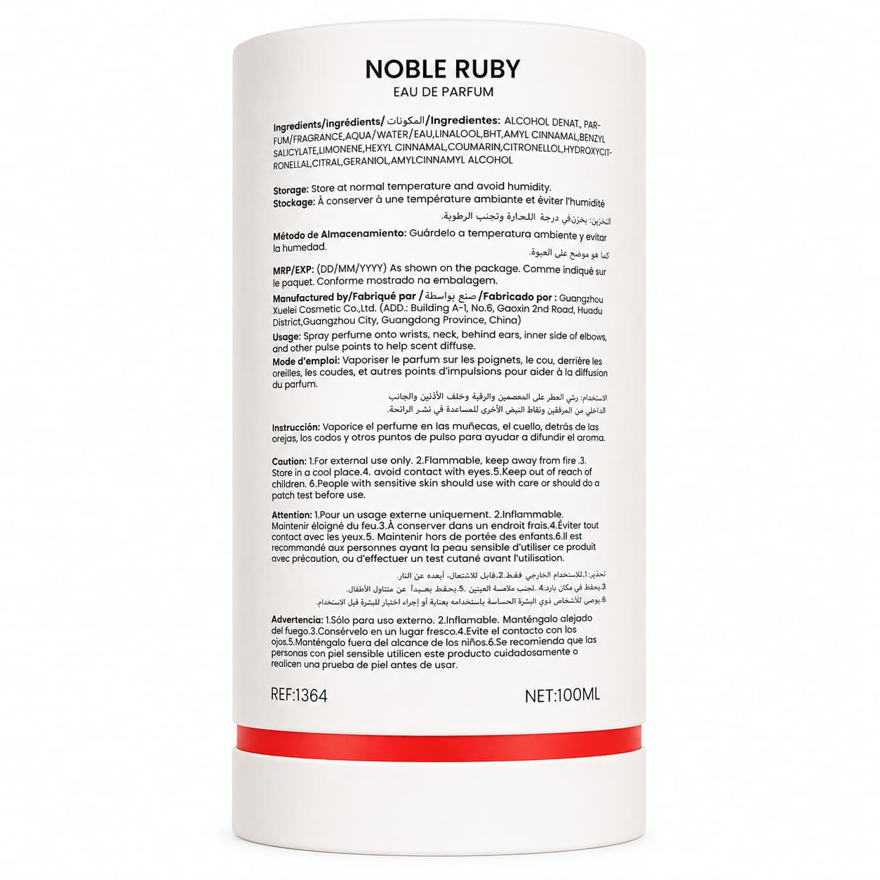 LONKOOM Noble Ruby 100ml Premium Perfume for Everyday Wear and Special Occasions
