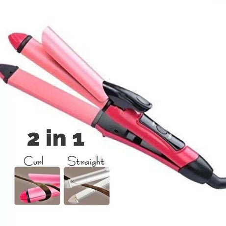 NOVA 2 - in - 1 Hair Straightener + Curler - 2009 - Lotshop.pk