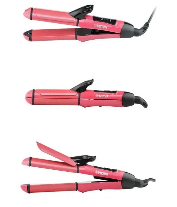 NOVA 2 - in - 1 Hair Straightener + Curler - 2009 - Lotshop.pk
