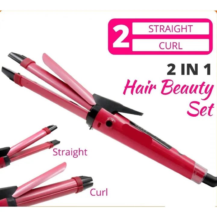NOVA 2 - in - 1 Hair Straightener + Curler - 2009 - Lotshop.pk