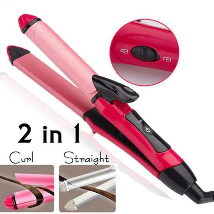 NOVA 2 - in - 1 Hair Straightener + Curler - 2009 - Lotshop.pk