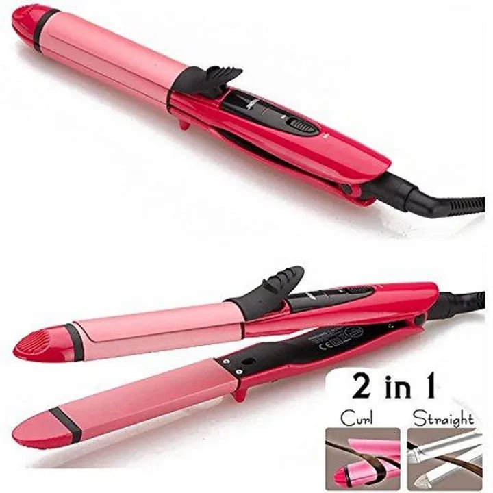 NOVA 2 - in - 1 Hair Straightener + Curler - 2009 - Lotshop.pk