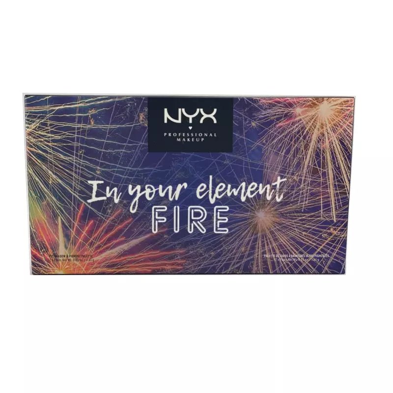 NYX Professional Makeup Fire Eyeshadow Palette – Vibrant, Long - Lasting Glam - Lotshop.pk