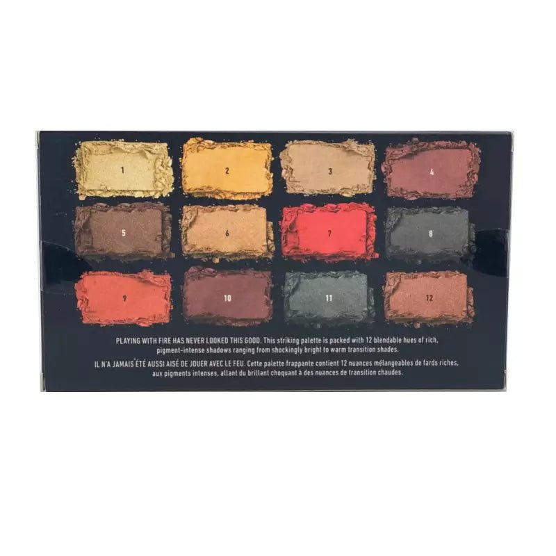 NYX Professional Makeup Fire Eyeshadow Palette – Vibrant, Long - Lasting Glam - Lotshop.pk