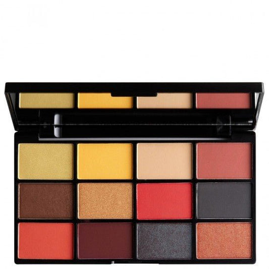 NYX Professional Makeup Fire Eyeshadow Palette – Vibrant, Long - Lasting Glam - Lotshop.pk