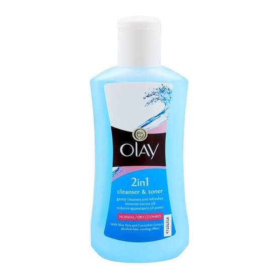 OLAY 2 in 1 Cleanser and Toner 200ml - Lotshop.pk