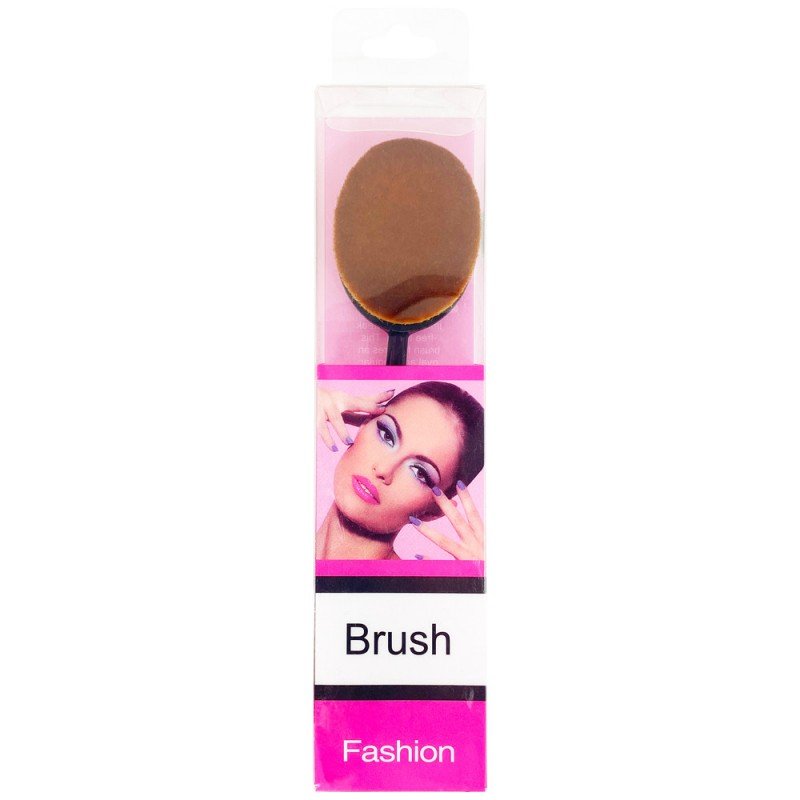 Oval foundation makeup brush at Lotshop.pk