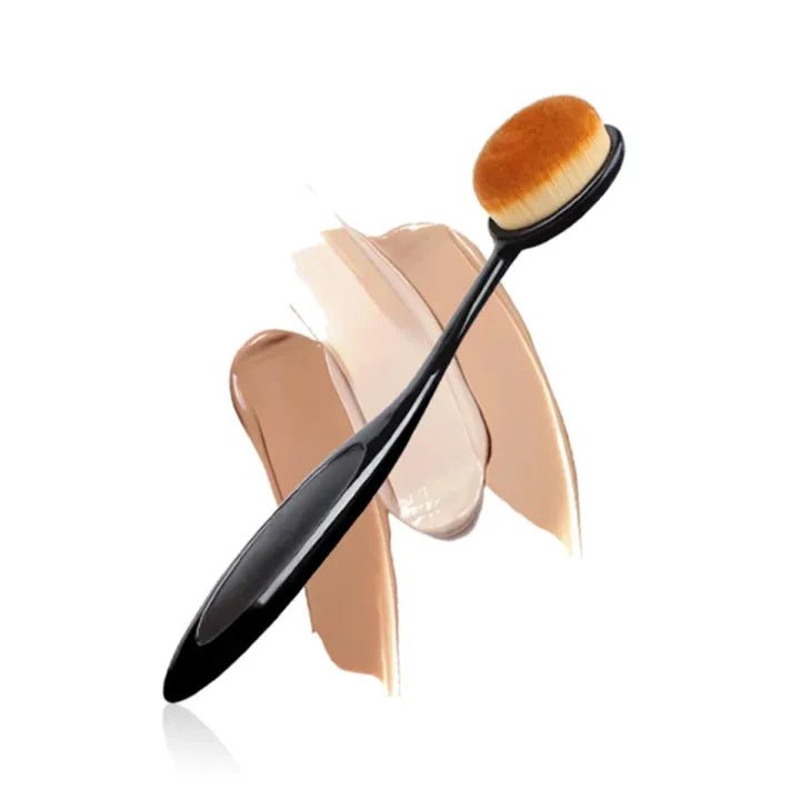 Oval Foundation Makeup Brush – Flawless, Airbrushed Finish - Lotshop.pk