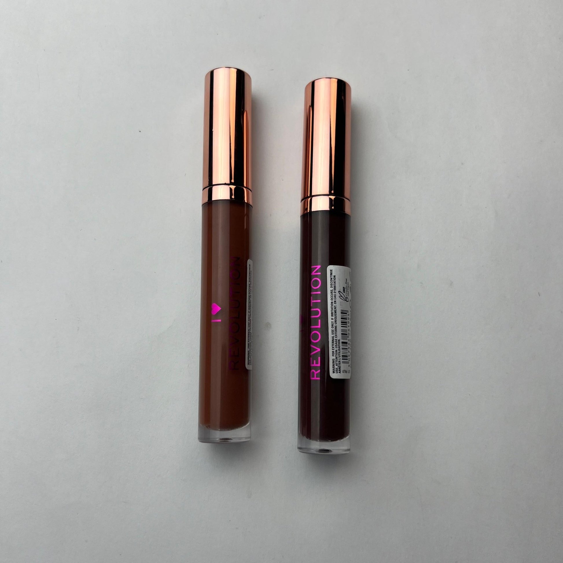Pack of 2 Revolution Lip Glosses – Double the Shine, Double the Glamour - Lotshop.pk