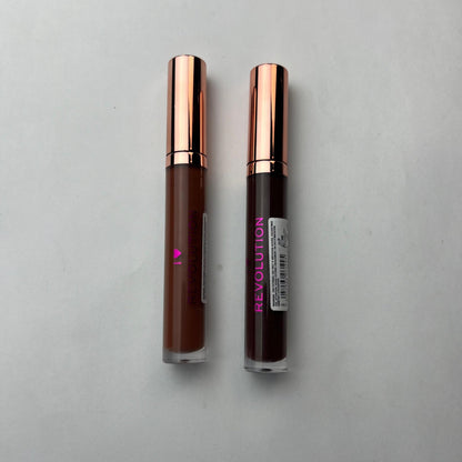 Pack of 2 Revolution Lip Glosses – Double the Shine, Double the Glamour - Lotshop.pk