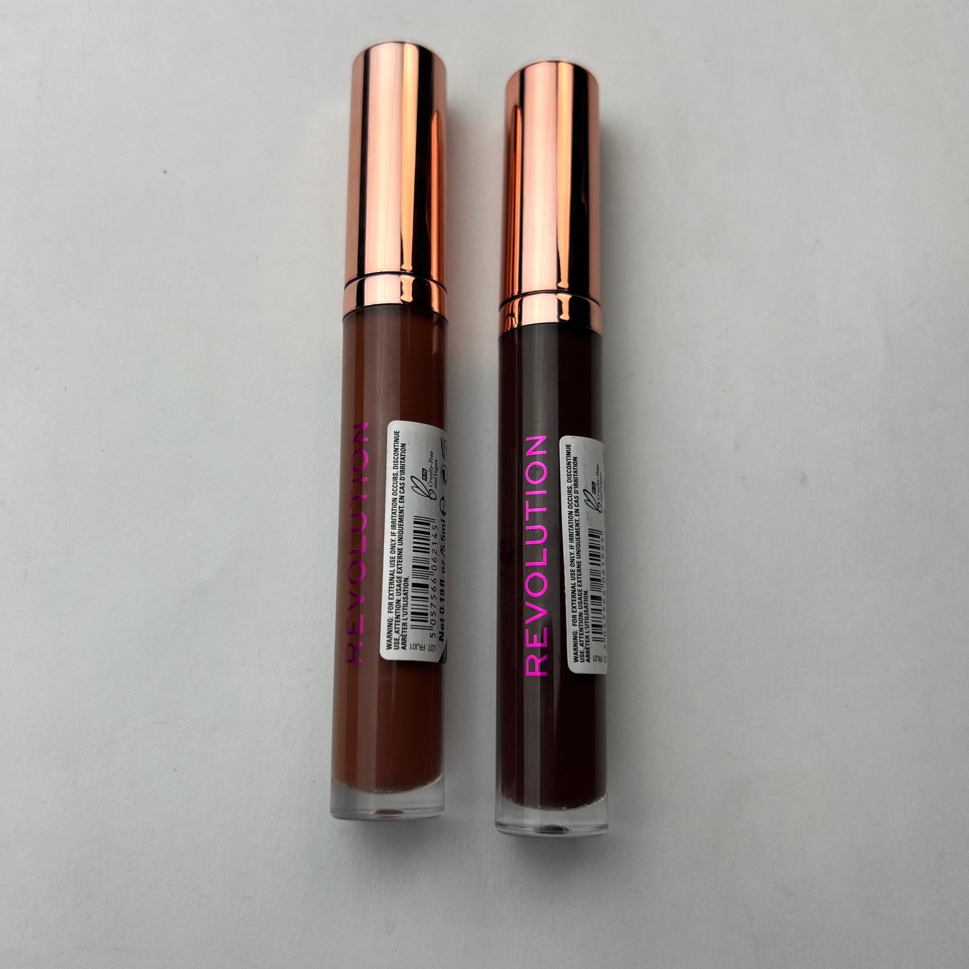 Pack of 2 Revolution Lip Glosses – Double the Shine, Double the Glamour - Lotshop.pk
