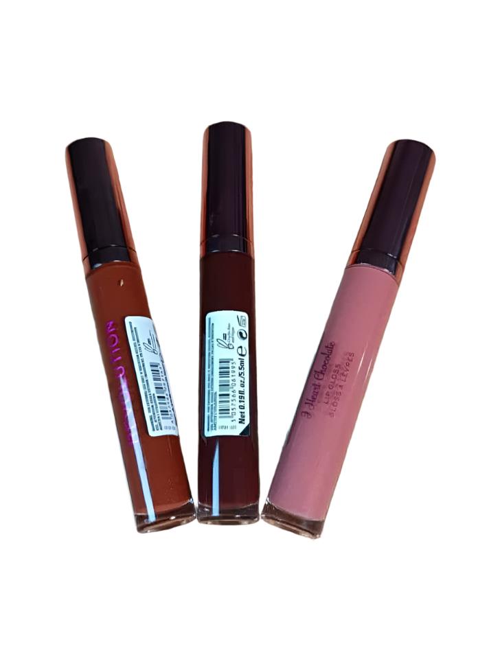 Pack of 3 Revolution Lip Glosses - Lotshop.pk