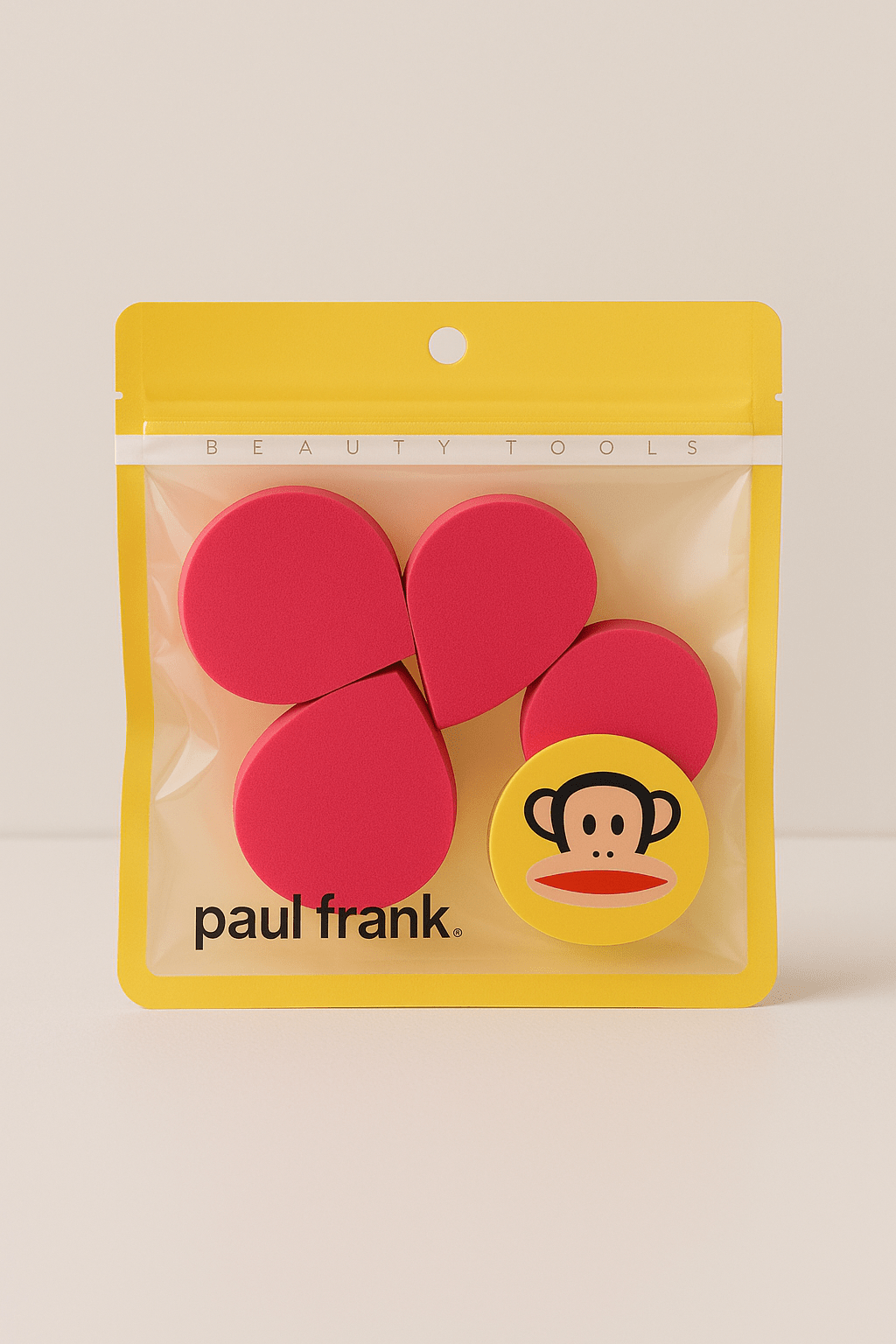 Paul Frank Soft Makeup Sponge Set – Flawless Blend, Ultra - Soft Texture & Fun Packaging 💗🐵 - Lotshop.pk