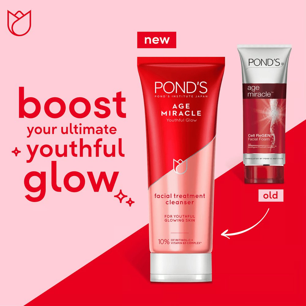 PONDS Age miracle facewash 100g - Lotshop.pk