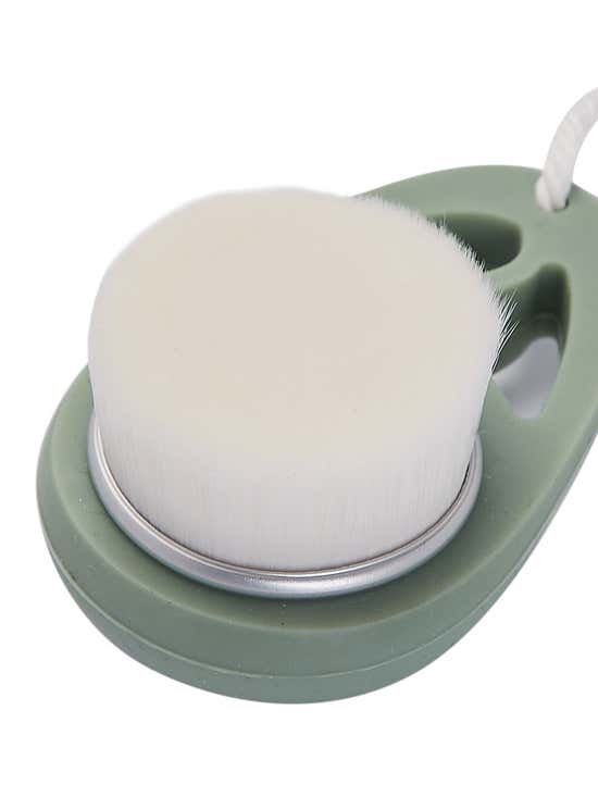 Portable Double side silicone Facial Cleansing Makeup Brush at Lotshop.pk