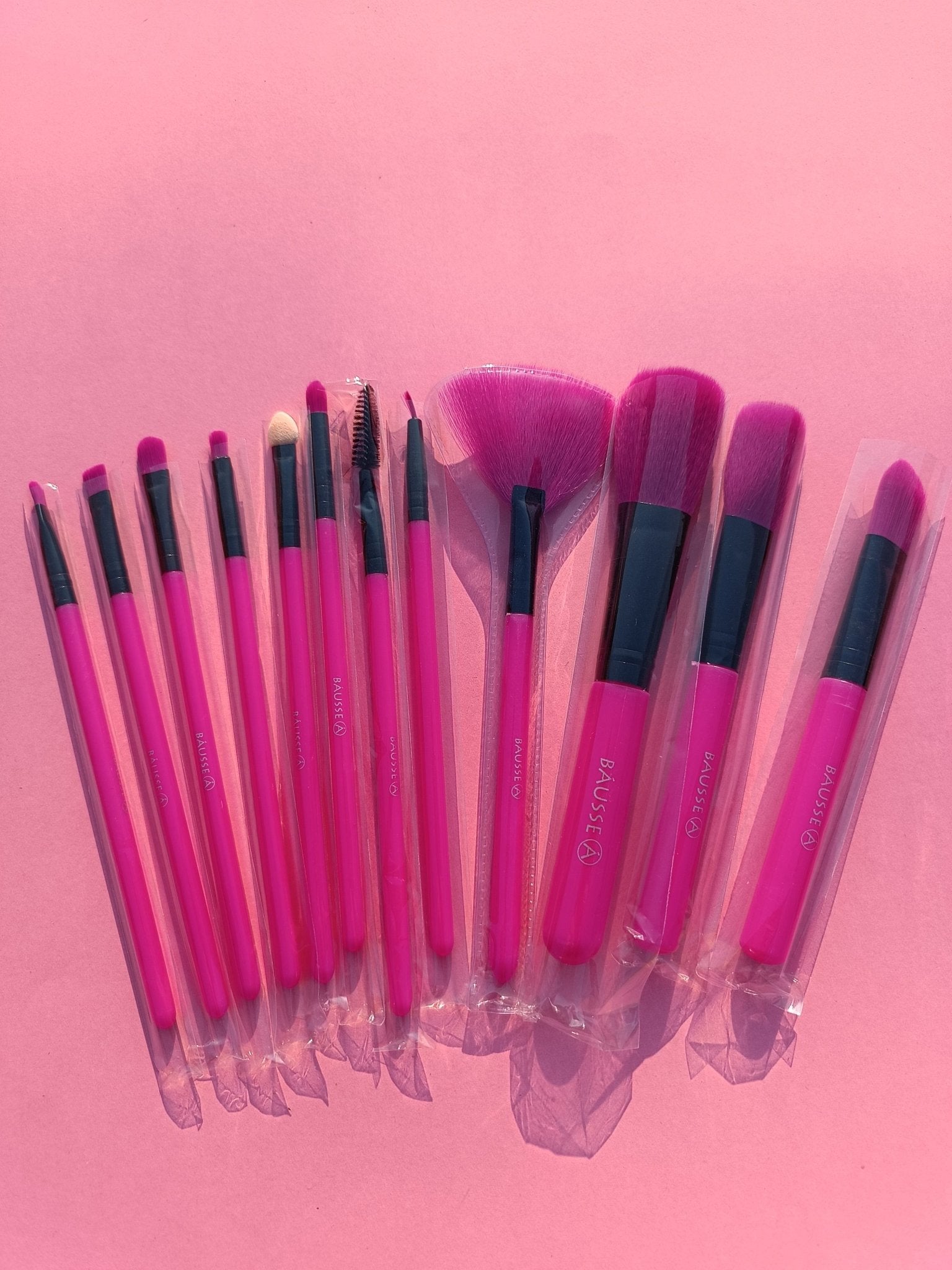 Portable makeup brushes Set 12pcs with barrel box Available at Lotshop.pk