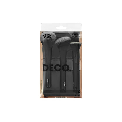 Face Makeup Brush Set for Smooth Foundation, Blended Blush and Even Powder Application  