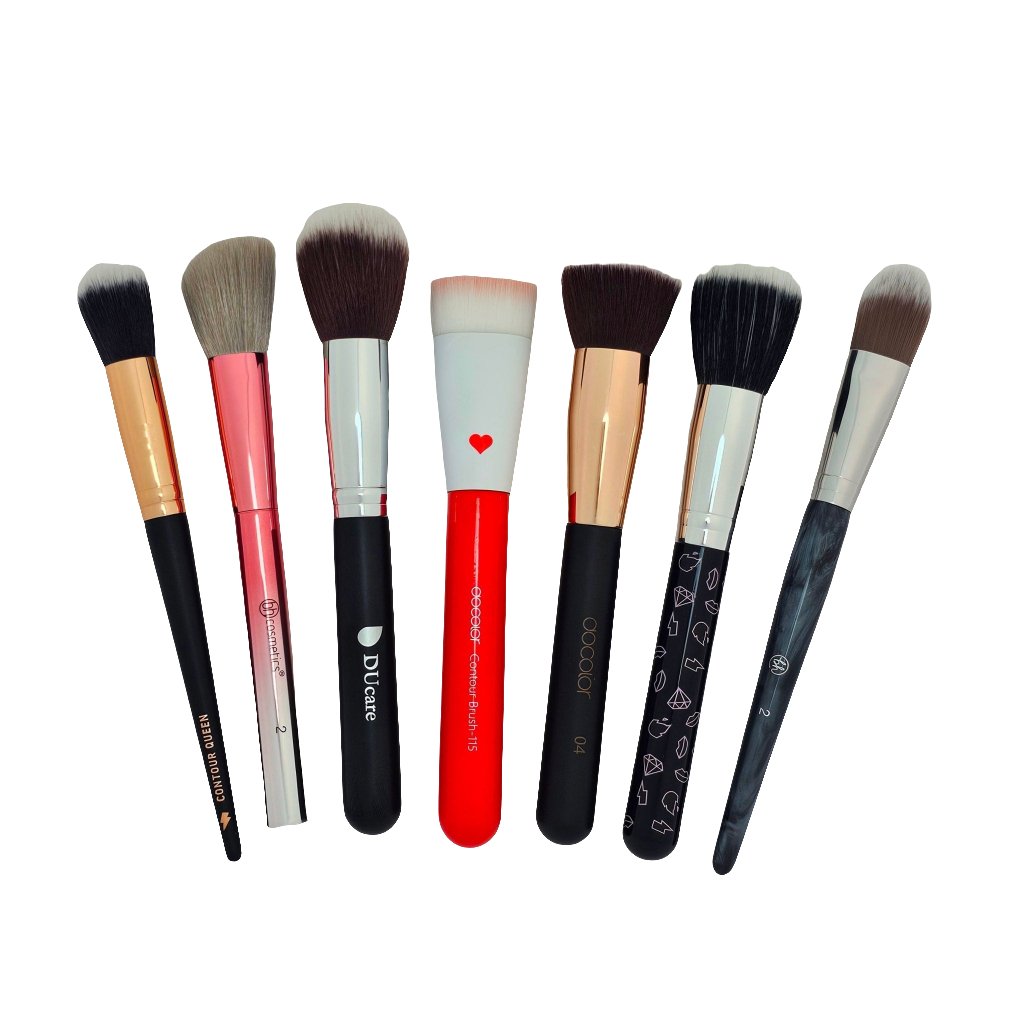 Premium Branded 7 - Piece Face Makeup Brushes Set - Lotshop.pk