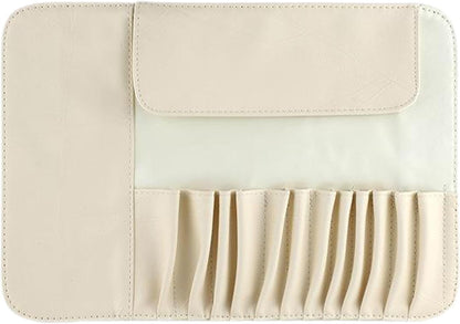 Premium Makeup Brush Holder Roll - Up Case – Travel Organizer Pouch - Lotshop.pk