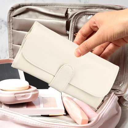 Premium Makeup Brush Holder Roll - Up Case – Travel Organizer Pouch - Lotshop.pk