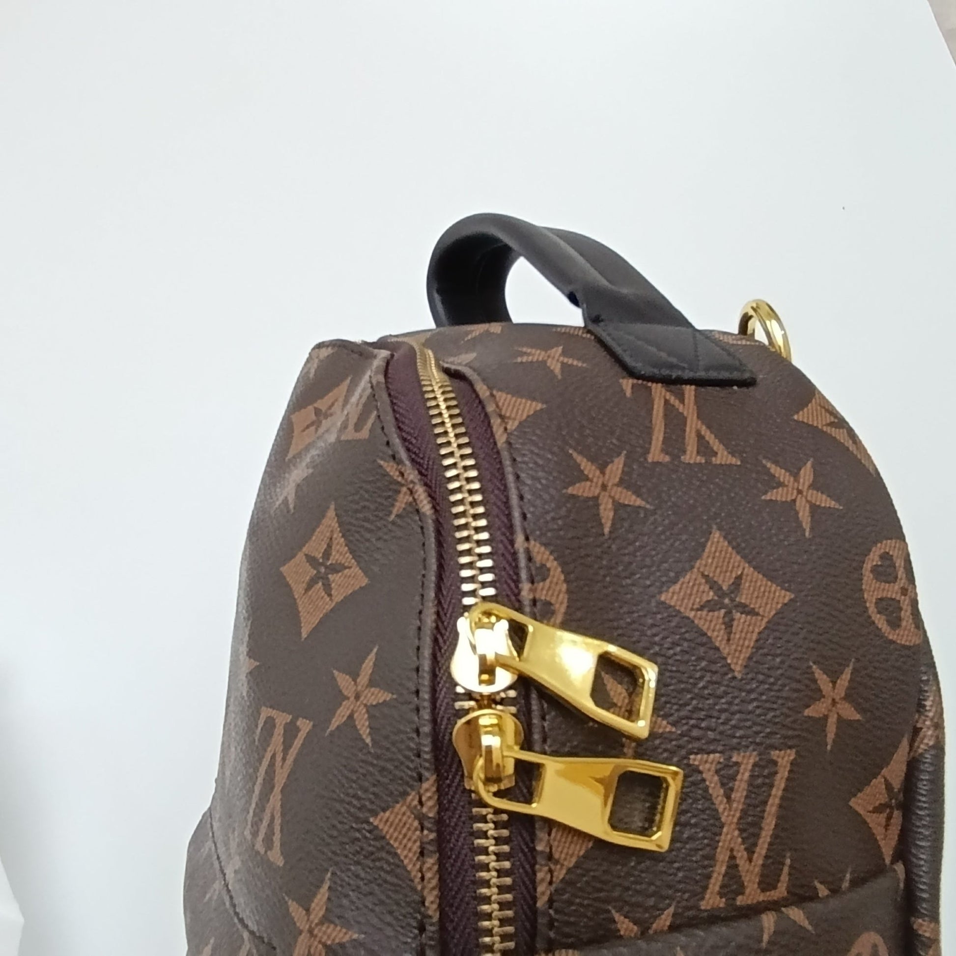 Premium Monogram Mini Backpack 🎒– Stylish & Versatile - 1622 - Lotshop.pk