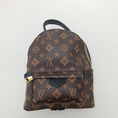 Premium Monogram Mini Backpack 🎒– Stylish & Versatile - 1622 - Lotshop.pk
