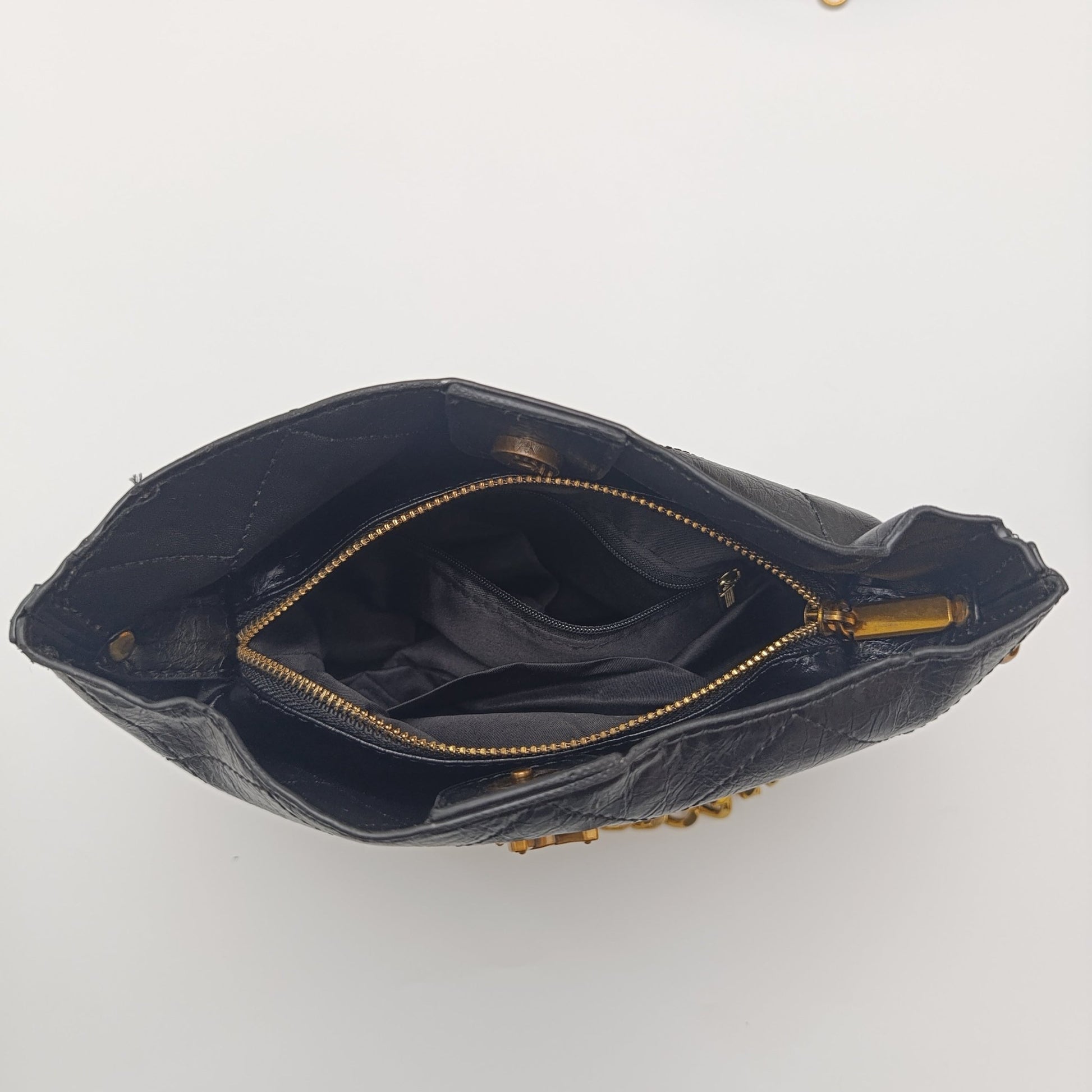 Premium Quilted Crossbody Handbag with Gold Chain – Stylish & Elegant - 5658 - Lotshop.pk