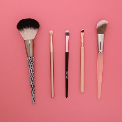 Premium Set of 10 Makeup Brushes with Free Gift - Branded Quality - Lotshop.pk