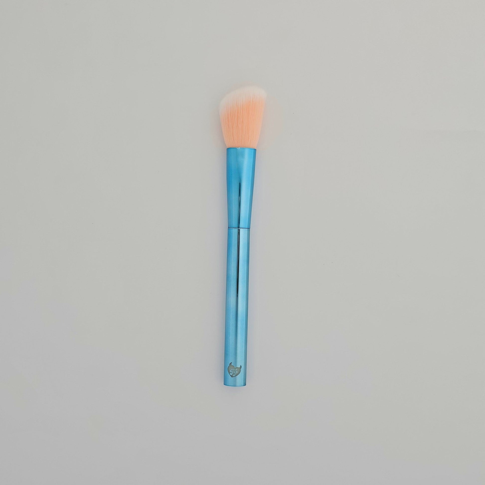 Professional Angle Makeup Brush with Soft Bristles & Metallic Handle | Perfect Precision - Lotshop.pk