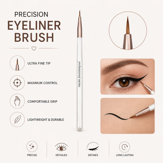 Professional Series Fine Eye Liner Makeup Brush  | Makeup Brush Pakistan💖✨