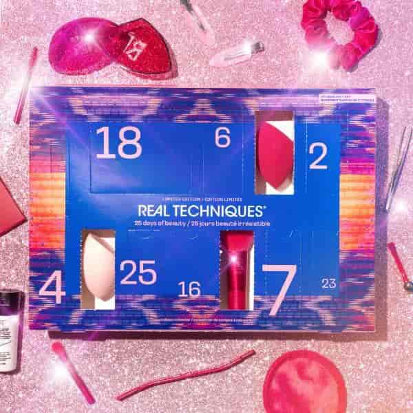 Real Techniques 25 Days of Beauty Advent Calendar limited edition 27-piece beauty gift set in Pakistan