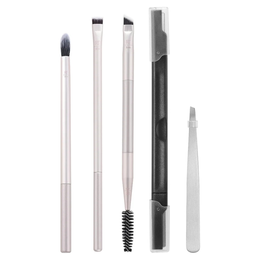 Real Techniques Brow & Eye Makeup Set for Blending, Grooming, Shaping and Defining Brows