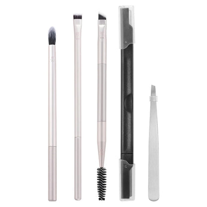 Real Techniques Brow & Eye Makeup Set for Blending, Grooming, Shaping and Defining Brows