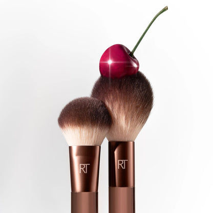 Real Techniques Cherry On Top Blush Brush – Dual - Ended (RT 104 + RT 105) - Lotshop.pk