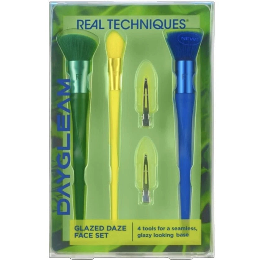 Real Techniques Daygleam Glazed Daze Face Set – Limited Edition Glow Brush Kit Pakistan