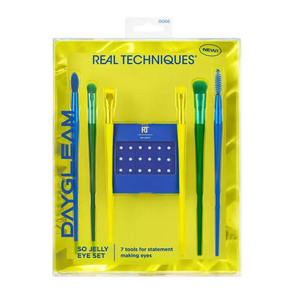Real Techniques Daygleam So Jelly Eye Set – 7-Piece Eye Makeup Brush Set Pakistan