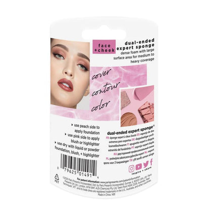 Real Techniques Dual-Ended Expert Makeup Sponge for Foundation, Blush & Highlighter Application