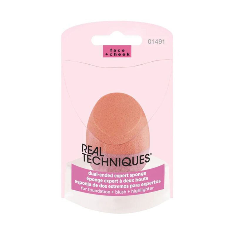 Real Techniques Dual-Ended Expert Makeup Sponge for Foundation, Blush & Highlighter Pakistan