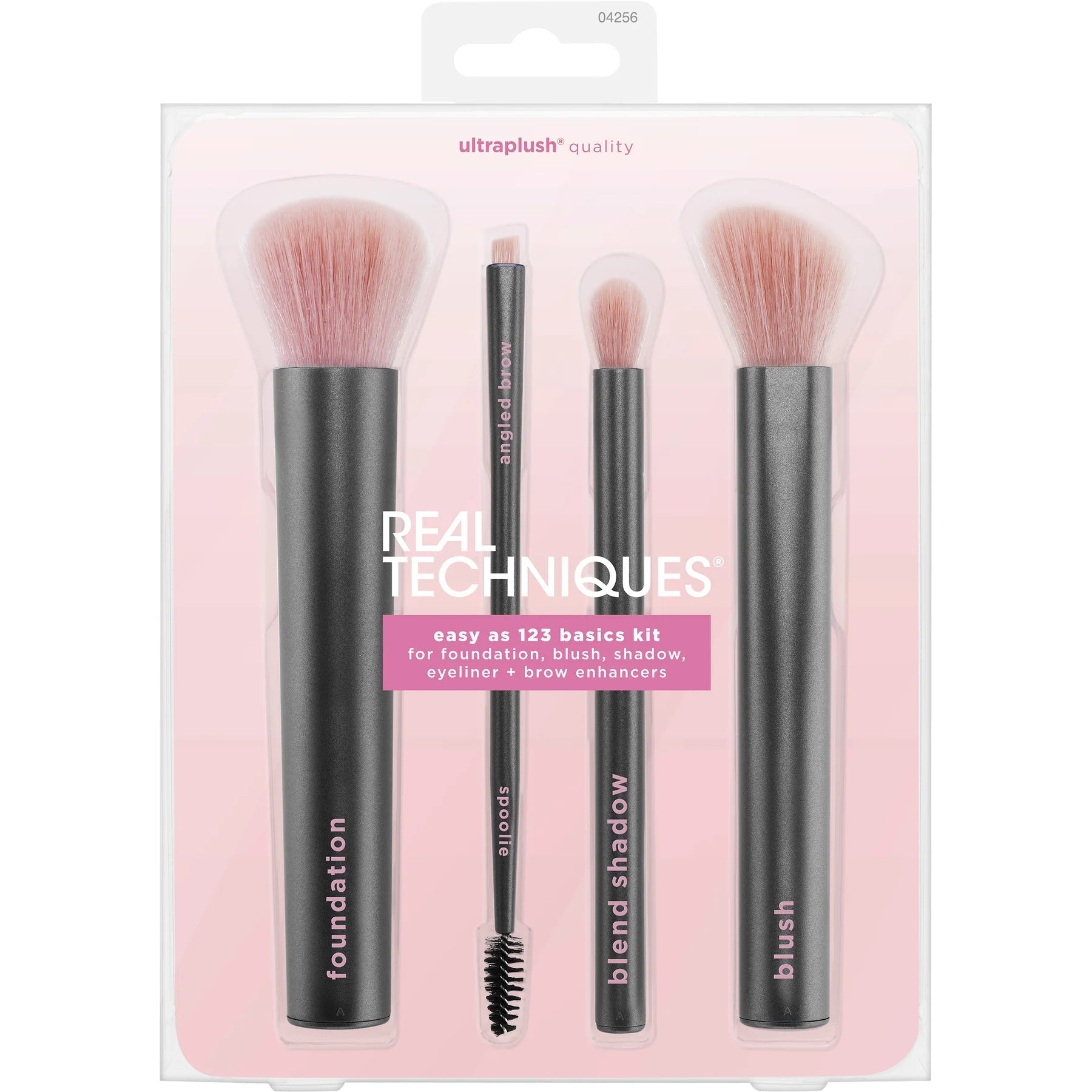 Real Techniques Easy As 1 - 2 - 3 Basics Makeup Brushes Kit – Foundation, Blush & Eye Brush Set - Lotshop.pk
