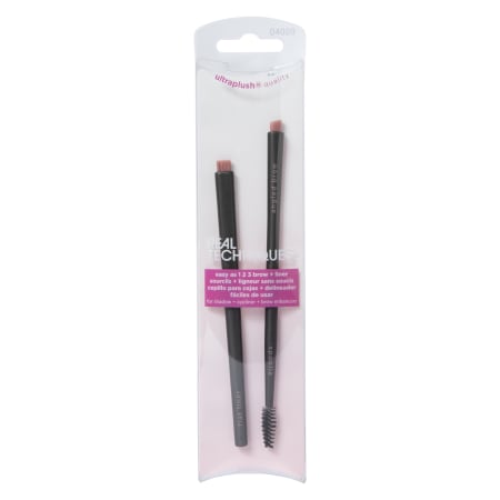 🎁 Real Techniques Easy as 1 - 2 - 3 Brow & Liner Brush Set | Effortless Precision for Perfect Brows & Eyes (100% off) - Lotshop.pk