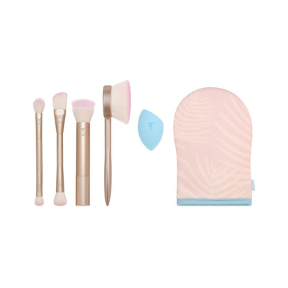 Real Techniques Endless Summer Radiance Kit – 6-Piece Makeup Brush and Sponge Set Pakistan