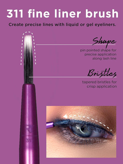 Real Techniques Enhanced Eye Set – Professional Eye Makeup Brush Kit (5 Pcs + Case) - Lotshop.pk