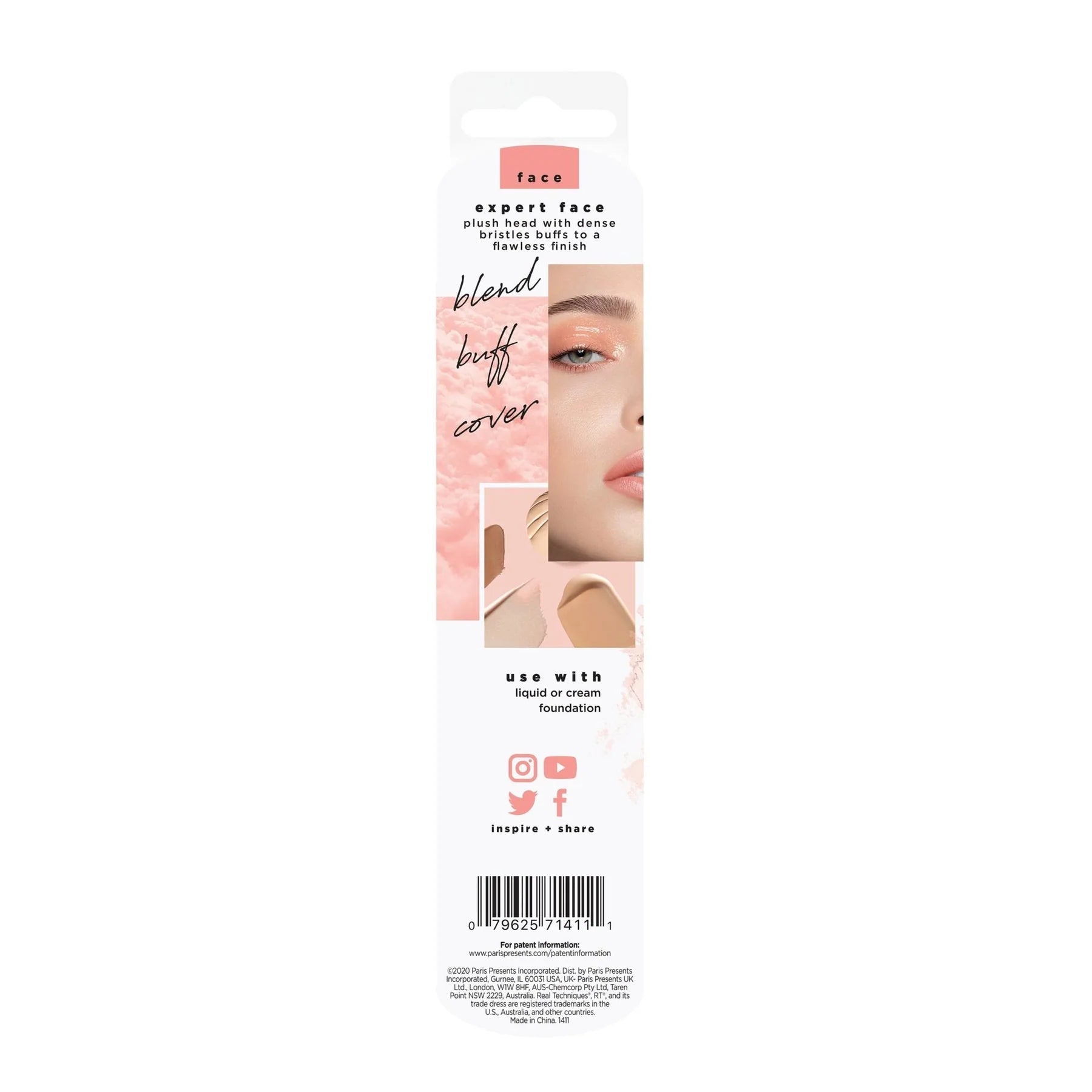 Real Techniques Expert Face Brush – RT 200 Foundation Brush - Lotshop.pk