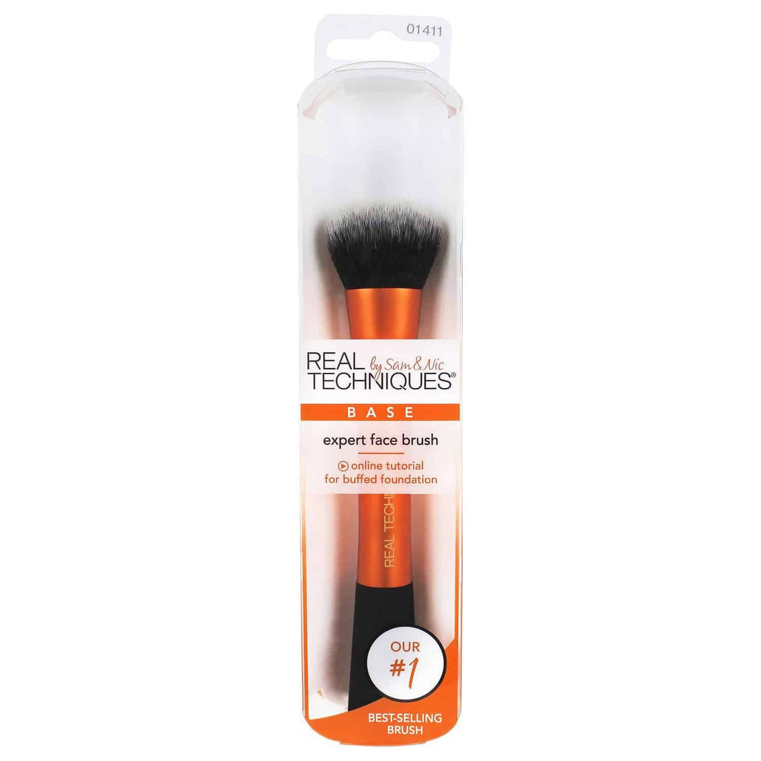 Real Techniques Foundation Buffing Blending Expert Face Brush - Lotshop.pk