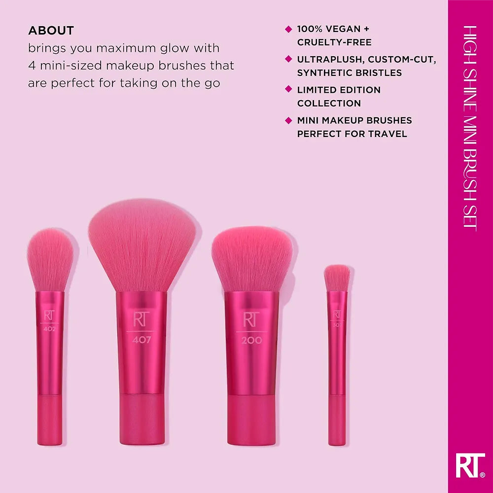Real Techniques High Shine Mini Makeup Brush Set – Best Price Online in Pakistan