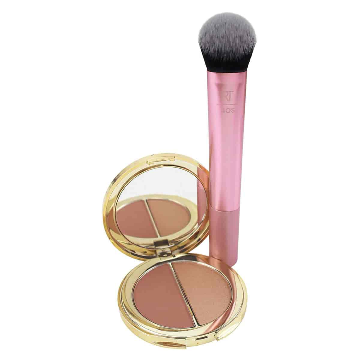 Real Techniques Instapop Cheek Brush 405 tapered blush and highlighter makeup brush price online in Pakistan