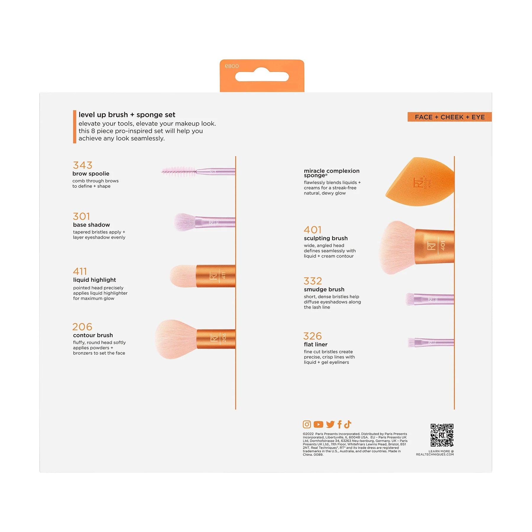 Real Techniques Level Up Brush + Sponge Set – Complete Makeup Tool Kit - Lotshop.pk