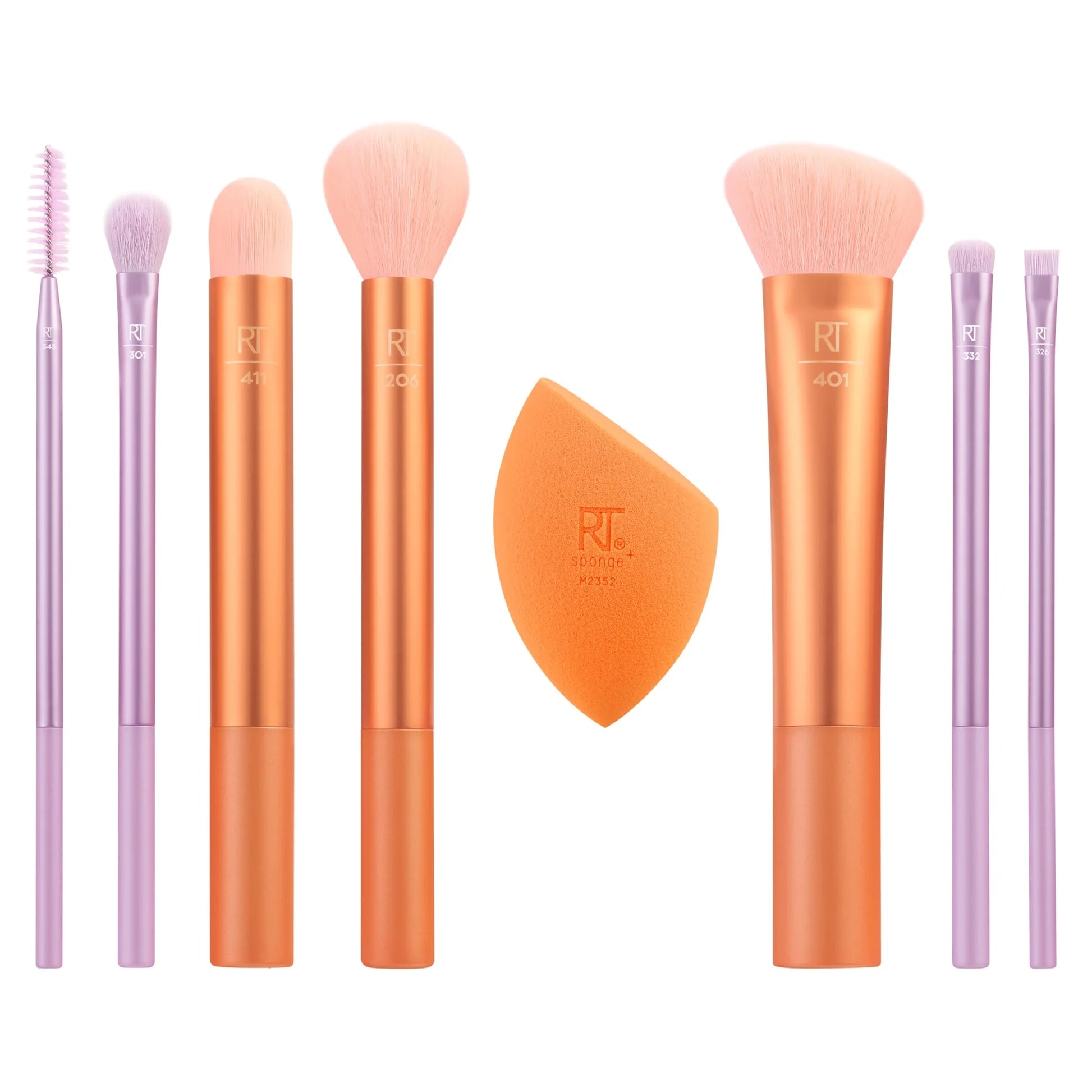 Real Techniques Level Up Brush + Sponge Set – Complete Makeup Tool Kit - Lotshop.pk